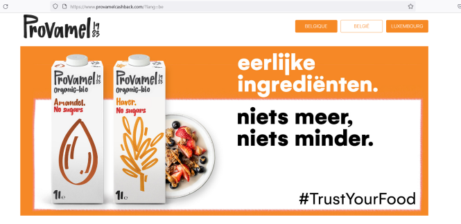 Provamel Haverdrink Zonder Suiker of Provamel...