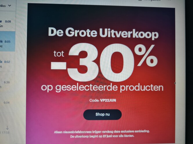 Bij vistaprint nu tot -30% op geselecteerde a...