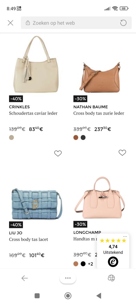 Privé verkoop bij edisac: tot -50% op de icon...