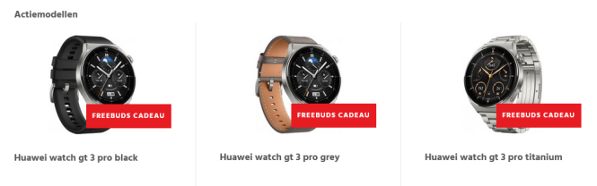 Huawei Watch GT 3 Pro - Freebuds Pro cadeau...