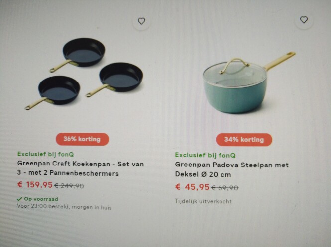 Tot -49% op selectie kookpotten/pannen v Tefa...