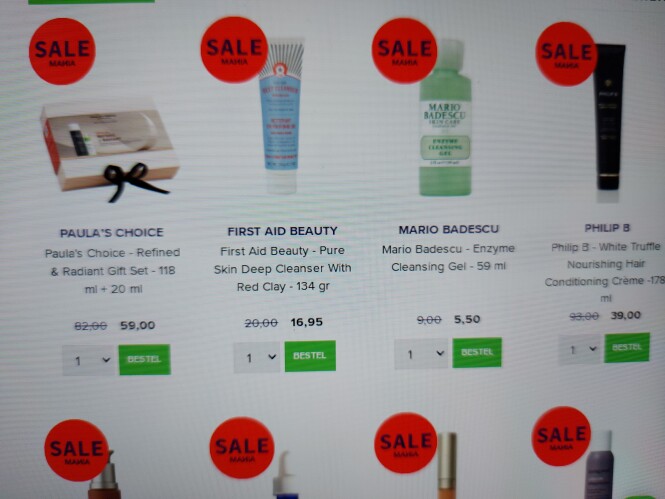 cosmania.nl sale tot -50% korting