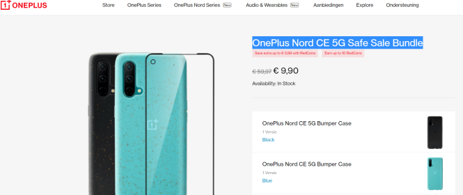 Zomerdeals bij one plus. OnePlus Nord CE 5G S...