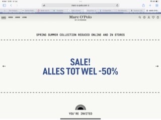 Marc o’polo sale tot 50 % https://www.marc-o-...