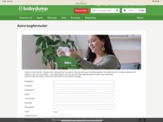 Het formulier invullen om een cadeaubon voor...