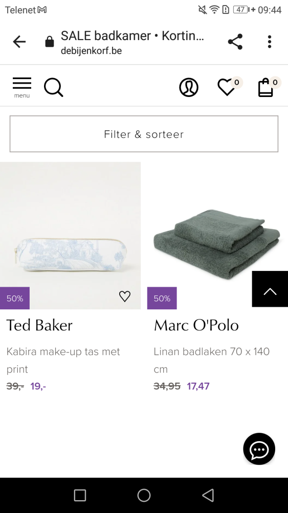 Tot -60% op badtextiel en badjassen v oa Hugo...
