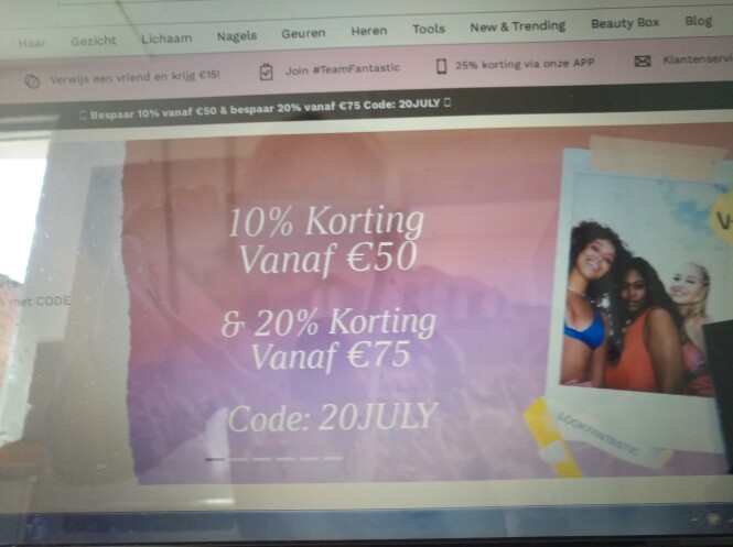 -20% vanaf 75€ aankopen (en -10% bij aankoop...