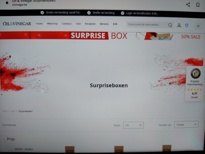 oilvinegar.be surpriseboxen aan -50% M €35 ip...