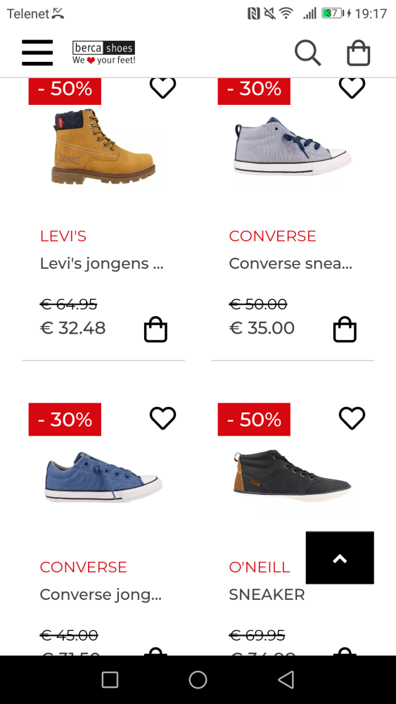 Tot -70% op selectie artikelen v oa Mustang,...