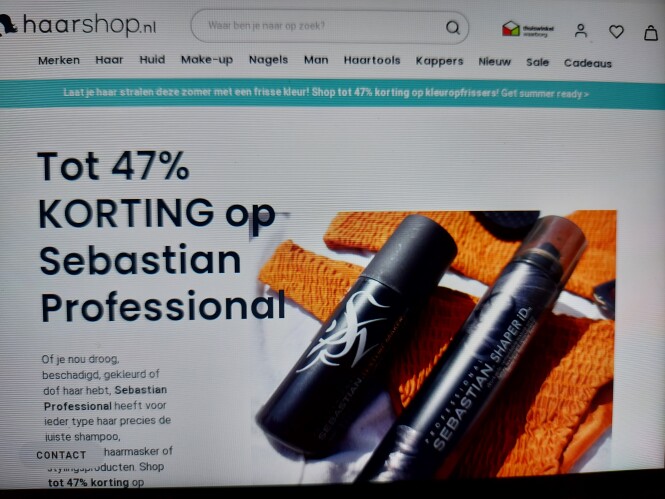 haarshop.nl tot 47% korting op Sebastian Prof...