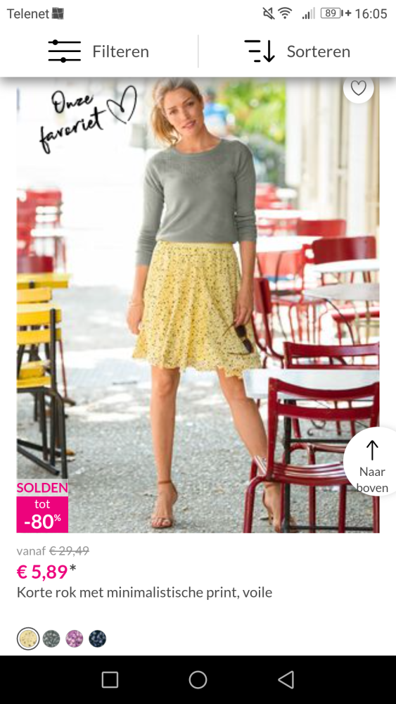 -80% op geselecteerde damesartikelen + gratis...