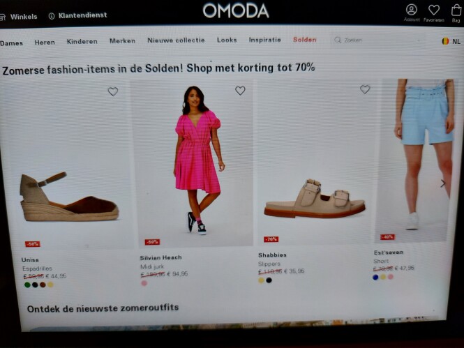 omoda.be zomerse fashion-items tot -70% op ee...