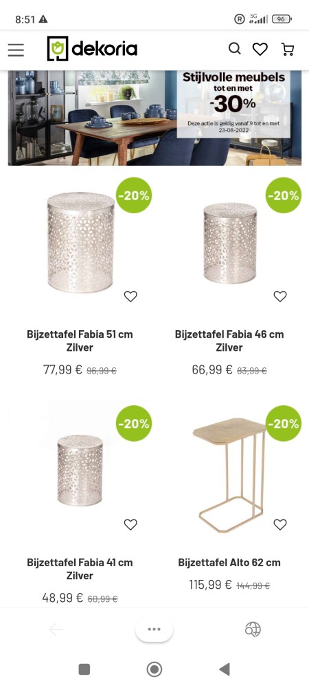 Site oké Bij dekoria.nl is er tot -30% kortin...