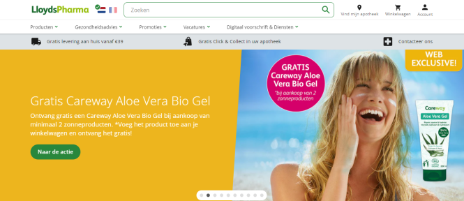 Bij Lloydspharma ontvang je een gratis Carewa...
