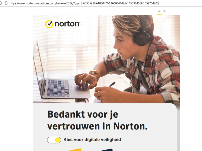 Norton €10,- cashback *Voorwaarden www.norto...