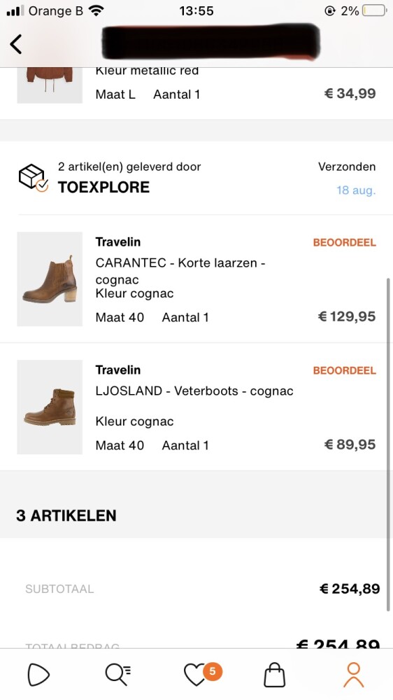 220€ uitgespaard bij Zalando op Travelin scho...