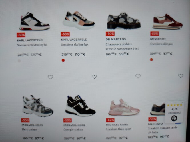 edisac.be tot -50% op geselecteerde schoenen