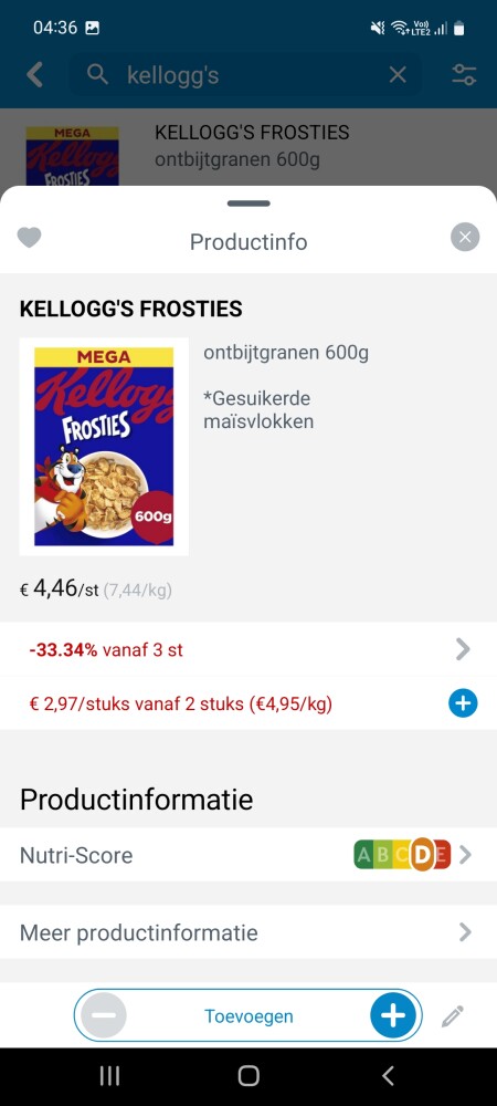 Collect and go kellogg's goedkoper bav x bv f...