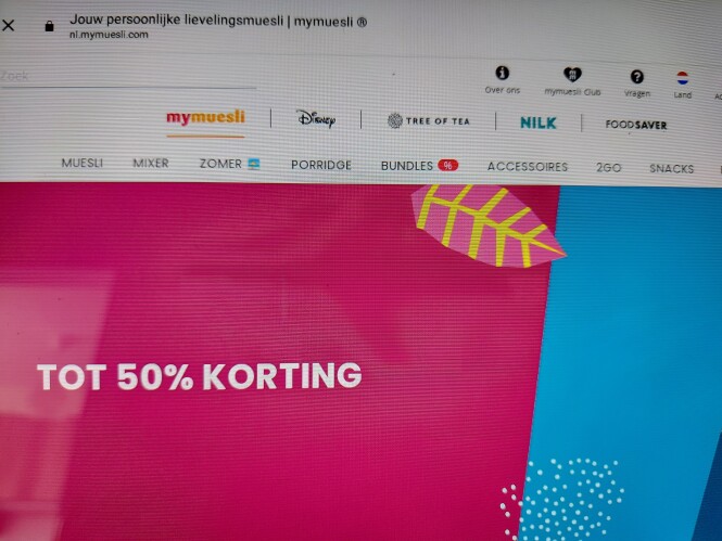 mymuesli.com tot 50% korting op gedelecteerde...