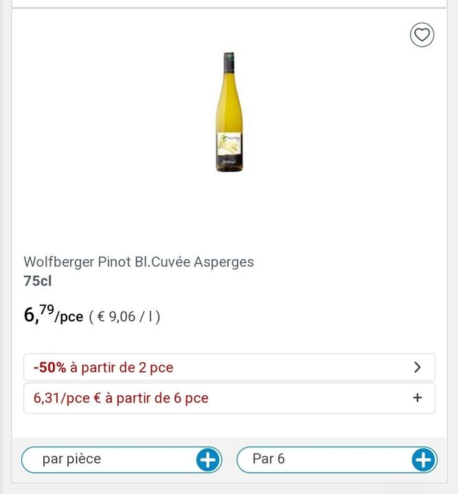 Une super promo pour ce vin via collect and g...