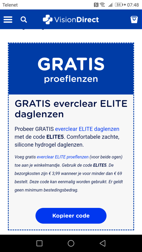 Gratis proeflenzen v everclear ELITE daglenze...