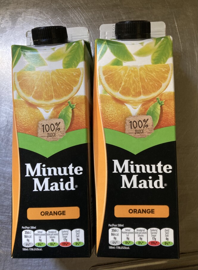 Colruyt 2x Minute maid orange 1,29€/stuk+ bo...