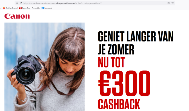 Canon NAZOMER PROMOTIE https://canon-benelux...