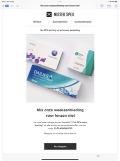 Pak 20% extra korting op alle lenzen en lenze...