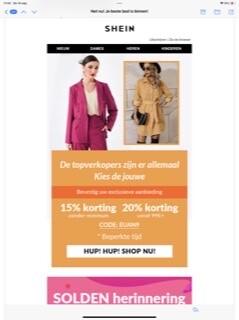 Tot 20% korting op 15% bij bestellingen bove...