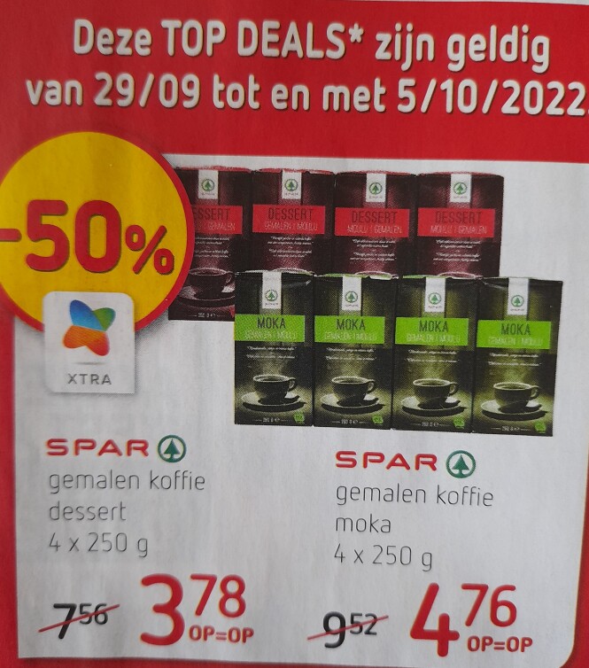 Bij Eurospar Denderleeuw van 29/9 tem 5/10. 4...