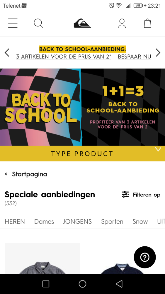 3 stuks halen = 2 stuks betalen!!! www.quiks...