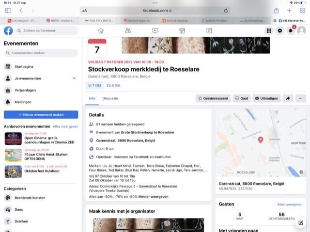 Stockverkoop merkkledij te Roeselare Coninckl...