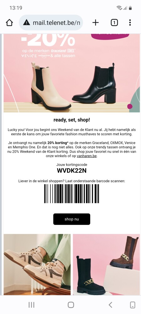 Bij Van Haren dit Weekend van de Klant nu al....