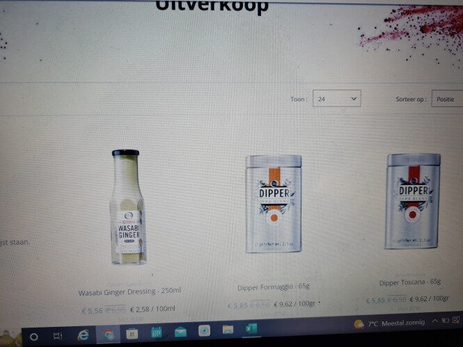 Bij oilvinegar.be heel wat producten in de ui...