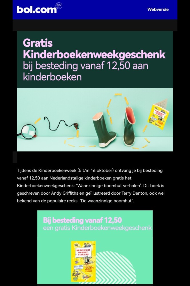 Tijdens de Kinderboekenweek van bol.com (5 t/...