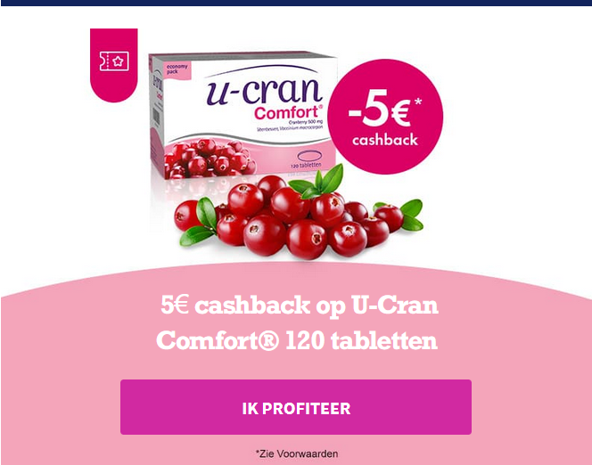 Nieuwe cashback bij Zin In meer aan te kopen...