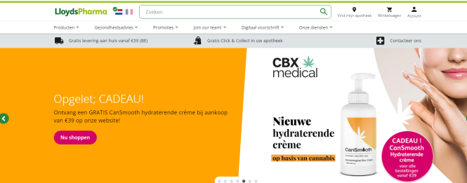 Bij lloydspharma.be krijg je bij aankoop vana...