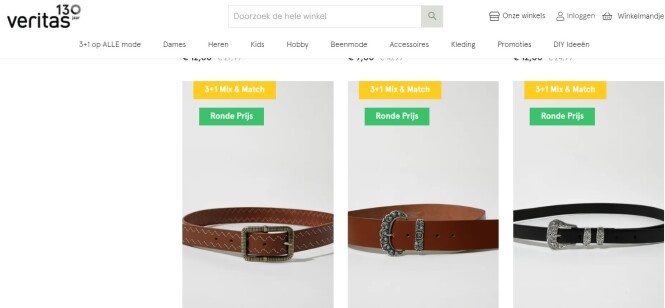 Bij Veritas online (ook in de winkel) in de o...