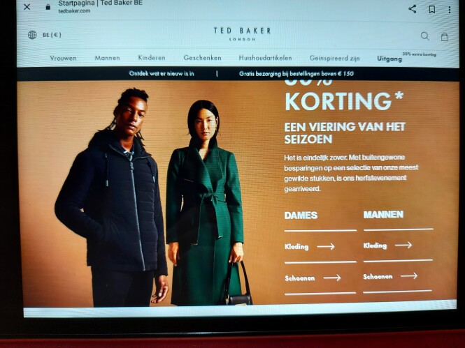 tedbaker.com 30% korting op geselecteerde ite...