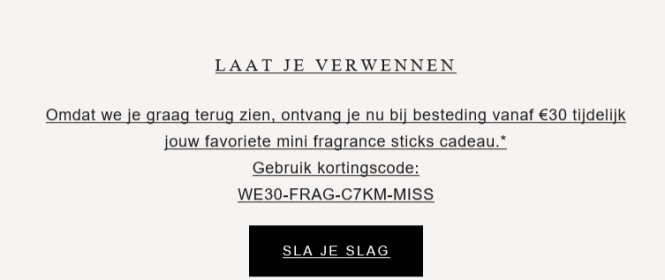 www.rituals.com Omdat we je graag terug zien...