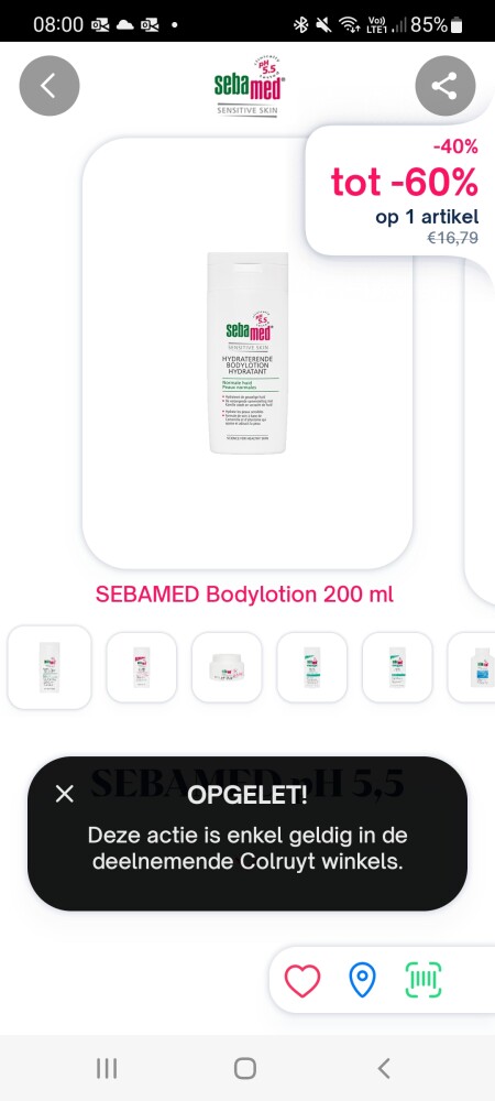 Shopmium tot 60% op SEBAMED
