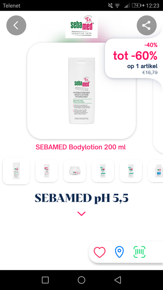 Tot 40% terugbetaald bij aankoop v 1 artikel...