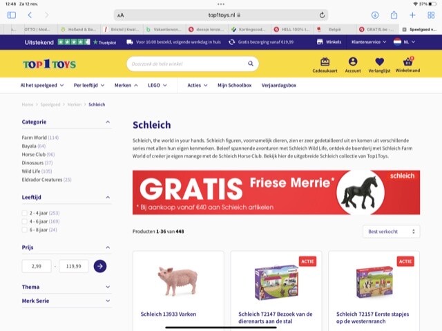 Gratis Friese merrie bij aankoop van 40€ aan...