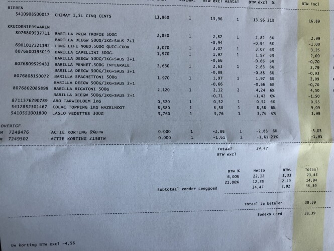 2+1 gratis op barilla pasta bij makro 😊