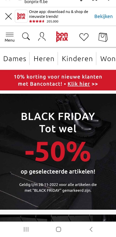 bonprix-fl.be black friday tot 50% korting op...
