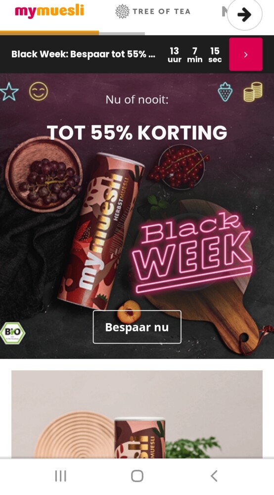 mymuesli.com nu tot 55% korting