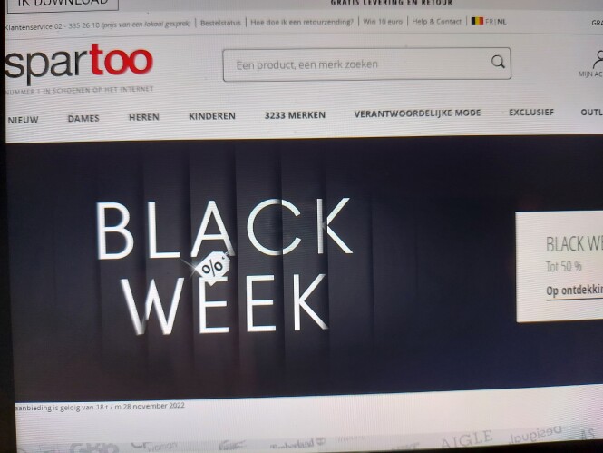 spartoo.be korting tot -50% o.a. deze fila sn...