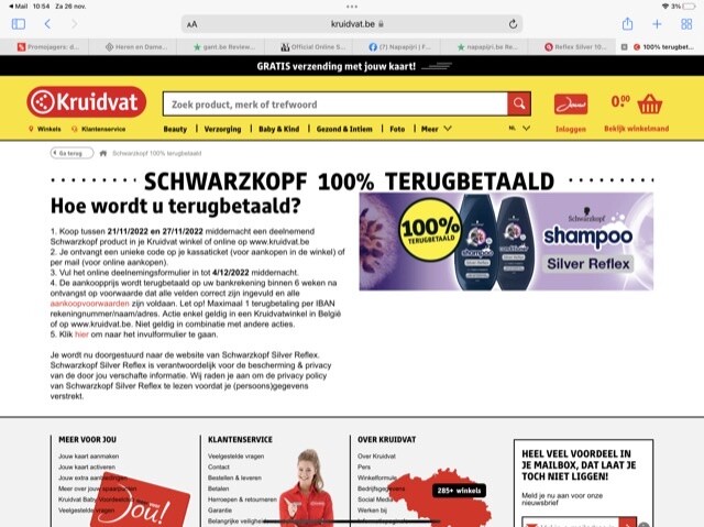 SCHWARZKOPF 100% TERUGBETAALD Op https://ww...