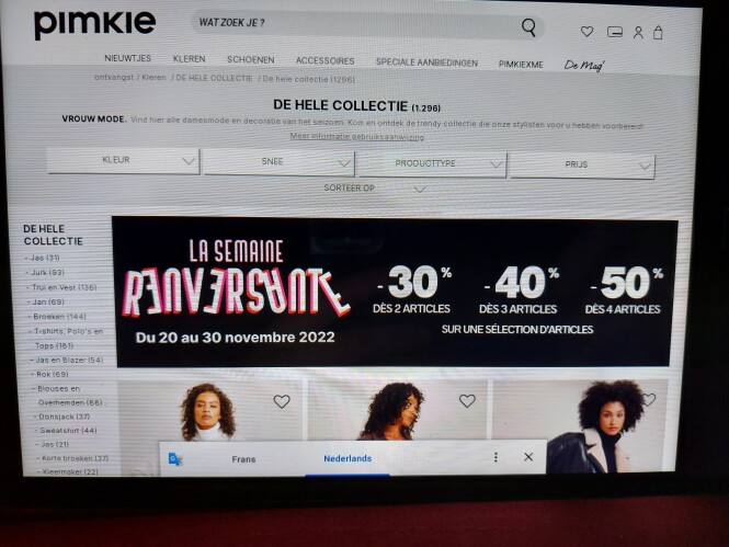 pimkie.be tot -50% op een selectie