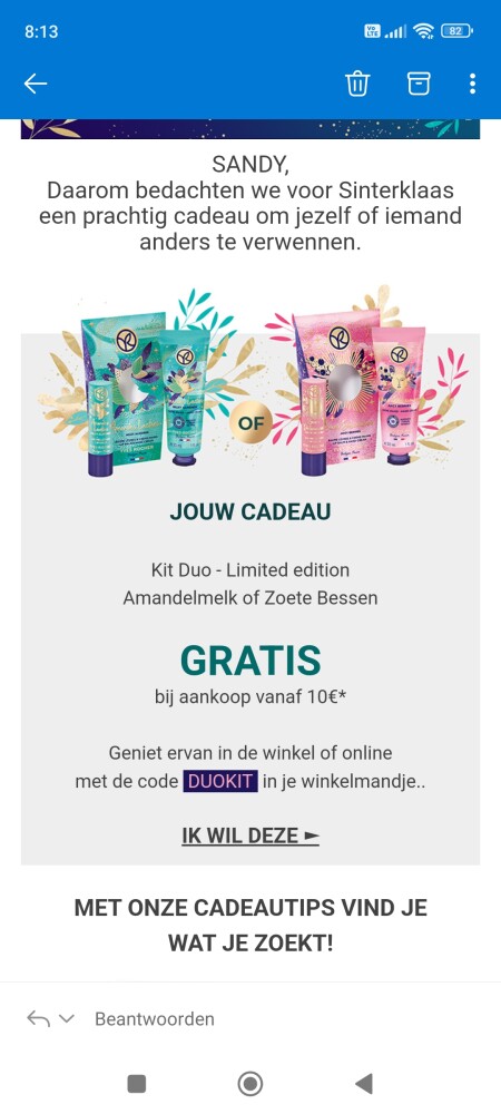 Gratis DUOKIT limited edition amandelmelk of...
